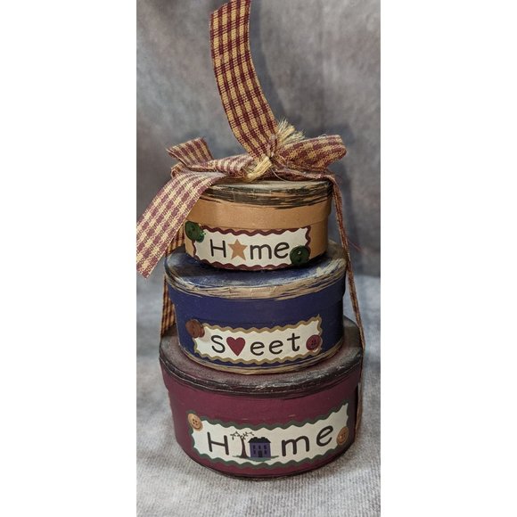 Rustic Mini Box Decoration - Picture 1 of 6